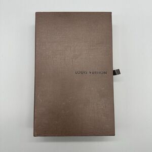 Authentic Louis Vuitton Brown Empty Gift Box 8.5x5.5x1.75" Wallet Small Box READ